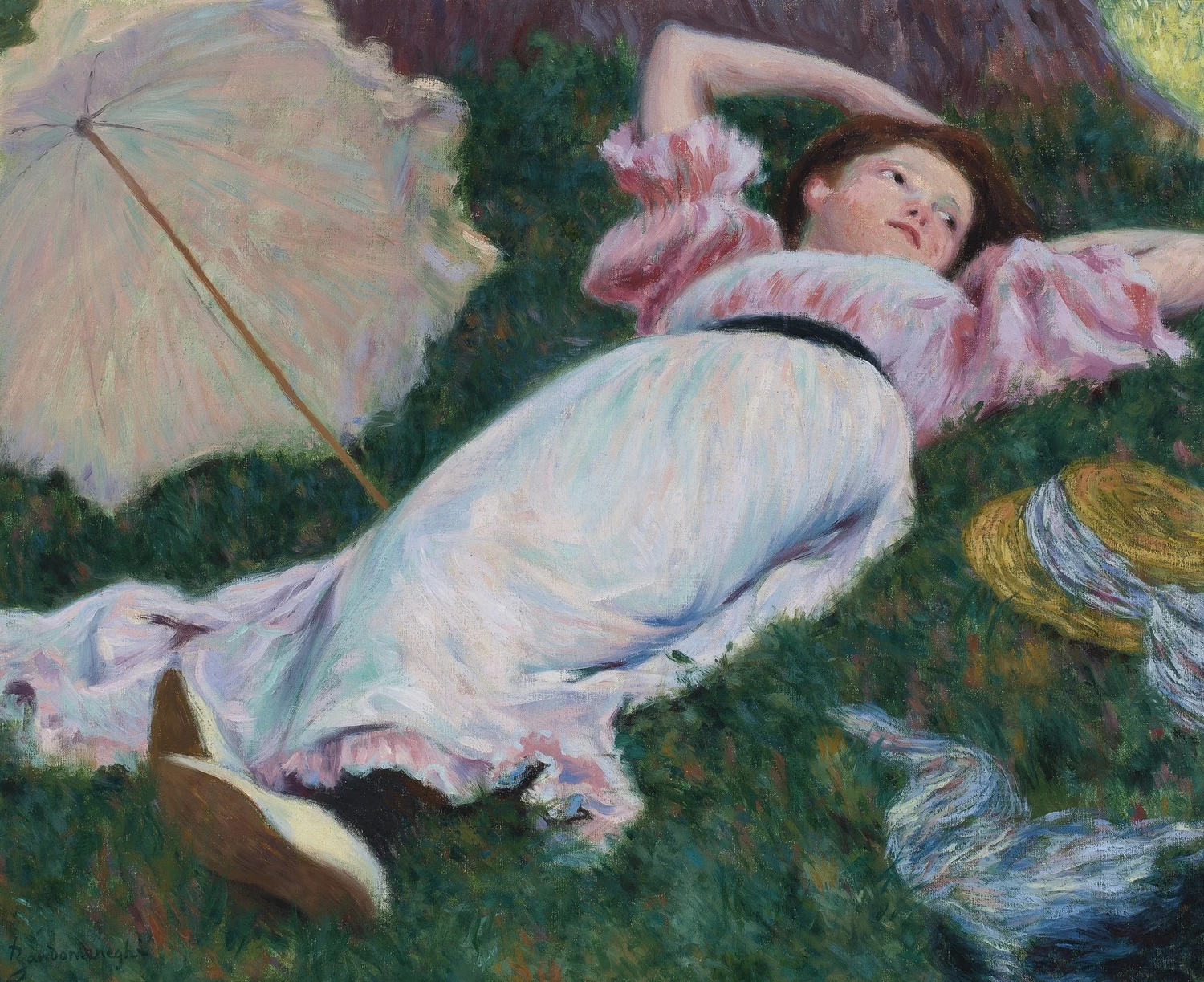Donna sdraiata
